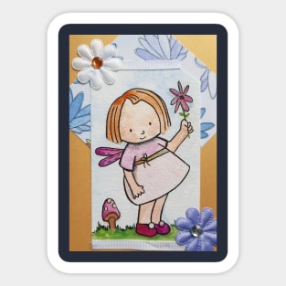 Cute Flower Fairy Sticker